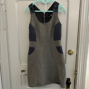 Upcycled vintage fabric above knee dress size medium (runs small)